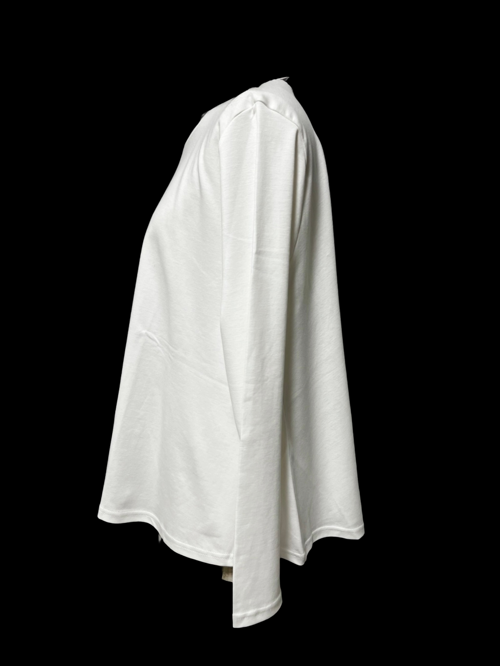 SUVIN COTTON Pepplum-style top  SUVIN　