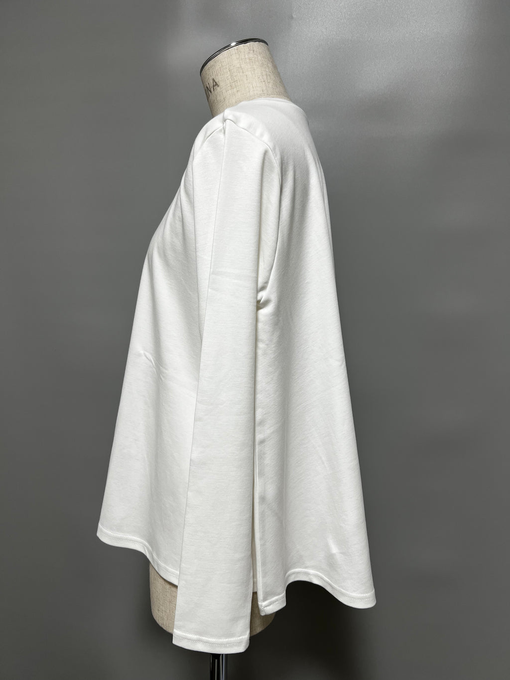 SUVIN COTTON Pepplum-style top  SUVIN　